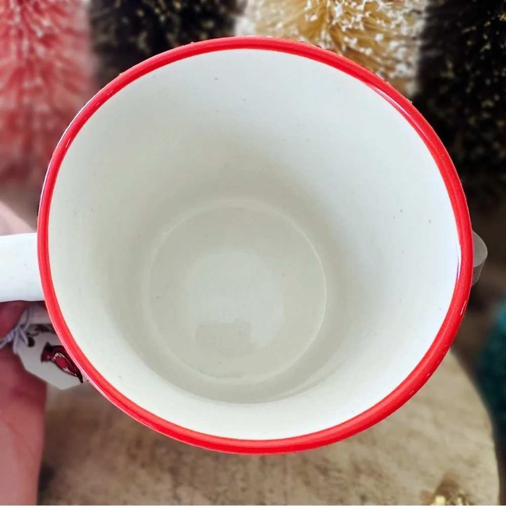 NEW Sheffield Home Ceramic Red & White Christmas Winter Cardinals Mug - Picture 7 of 8